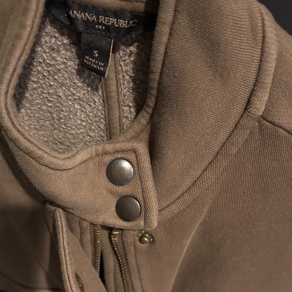 Banana Republic Women’s Military-Style Field Jacket/Sweatshirt material - Picture 3 of 4